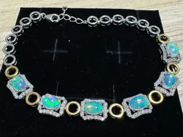 실버 925 오팔 팔찌