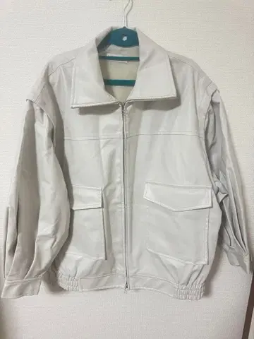 CIAOPANIC TYPY 가죽 느낌 블루종