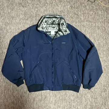 llbean 웜업 자켓 안감 총 보아 네이비