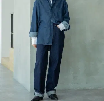 미사용 유니클로 와이드 스트레이트