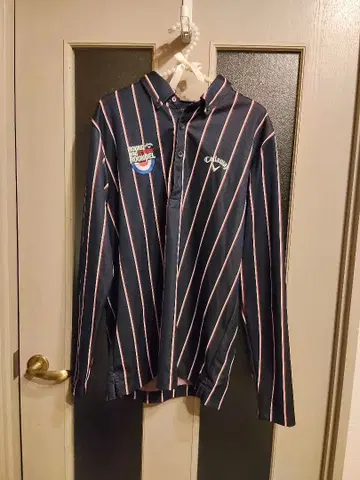 Callaway 스트라이프 긴팔