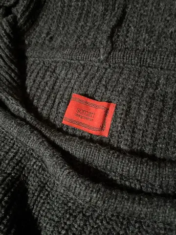 somari 다크 그레이 긴팔 니트