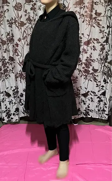 somari 다크 그레이 긴팔 니트