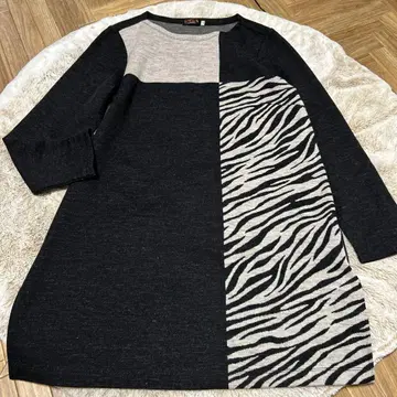 EVEXbyKRIZIA 40 삼양상회 튜닉 원피스 제브라