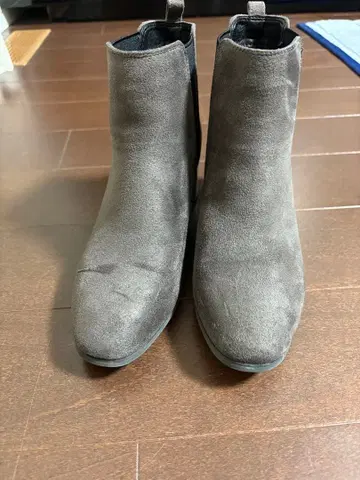 그레이 스웨이드 사이드 고어 부티