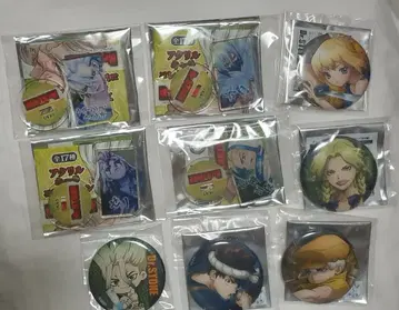 닥터 스톤 아크릴 캐릭터 컬렉션 캔뱃지 세트