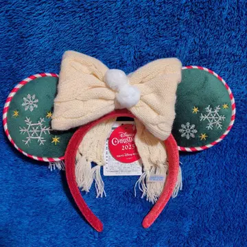 디즈니 크리스마스 머리띠 리본 2025