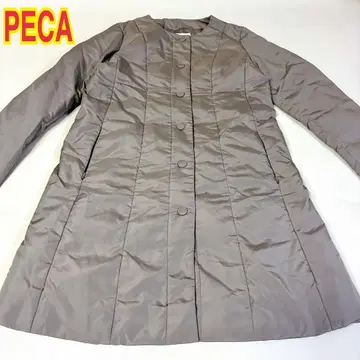 PECA 페카 노카라 롱 다운 코트 다운 자켓 A라인