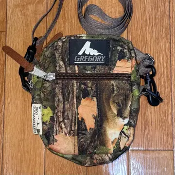 GREGORY 카모플라쥬 숄더백 파우치