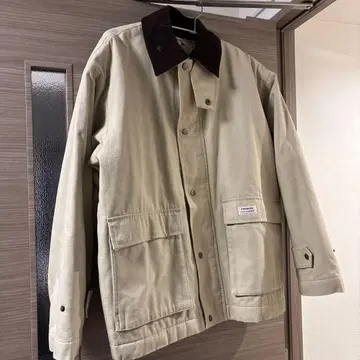retock's 코듀로이 옷깃 베이지 자켓
