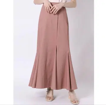 새상품급 라그나문 핑크 플레어 롱 타이트 스커트