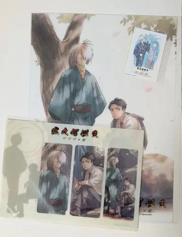 게게게의 수수께끼 게 추억전 클리어 파일 스마트폰 클리어 시트 스티커