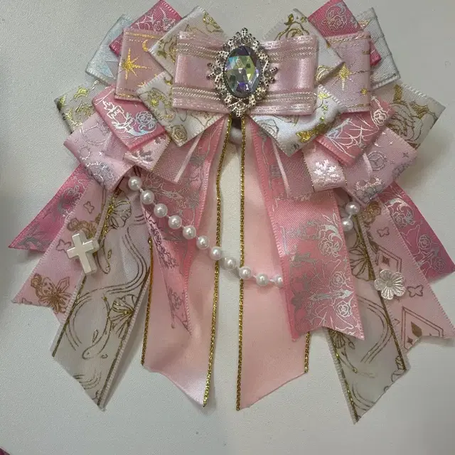 응원봉 꾸미기 리본