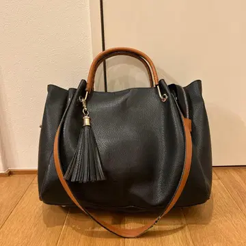 블랙 가죽 핸드백 새상품급 작은 숄더백 포함