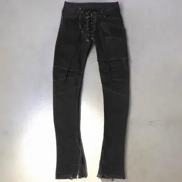 HYDE 착용 if six was nine 레이스업 데님 팬츠 Y2K