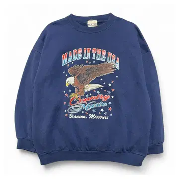 구제 의류 USA제 90S 빈티지 크루넥 맨투맨 이글