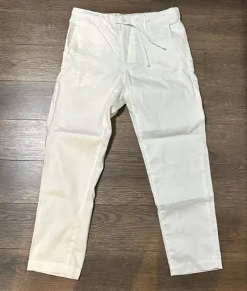 SHIPS 사피란 린넨 이지 팬츠 화이트 L