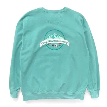 USA 구제 의류 기업계 아이스크림 맨투맨 트레이닝복 로고 프린트