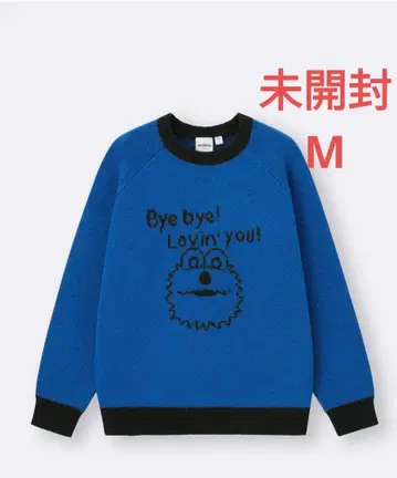 GU 오버 사이즈 니트 풀오버 퍼펫 스