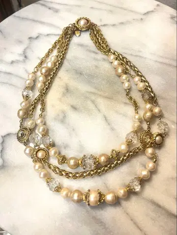 J&R 빈티지 3연 목걸이