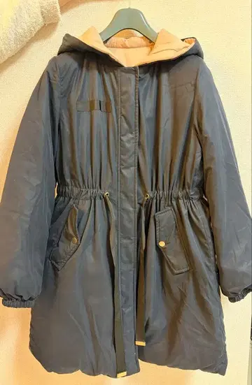 리버서블 롱 다운 자켓