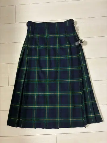 요크랜드 퀼트 스커트 그린