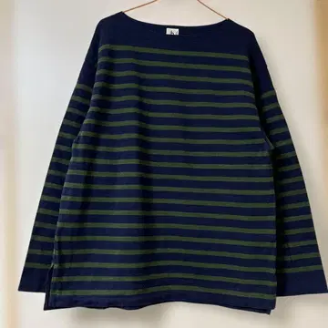 블럼스 루츠 재고 긴팔 보더 바스크 셔츠 티셔츠