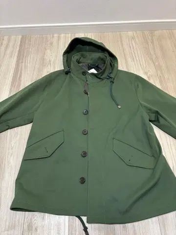 TAKEO KIKUCHI 후드 부착 그린 마운틴 파카