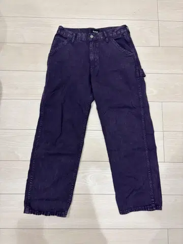 XLARGE 보라색 데님