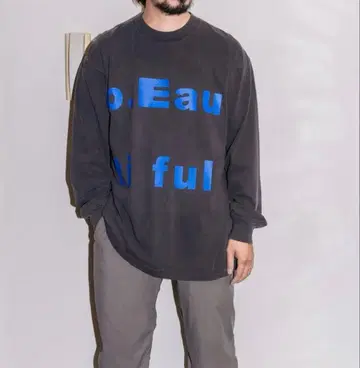 b.Eautiful doki-doki 롱 티셔츠 롱T M 사이즈