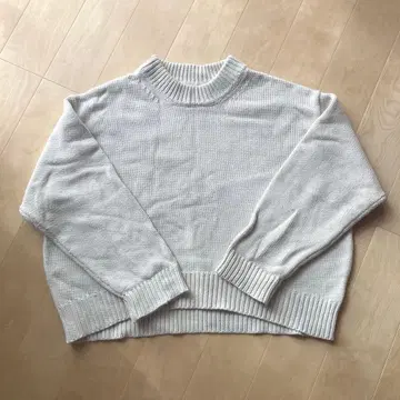 TODAYFUL 크루넥 니트 긴팔 투데이풀 베이지 화이트