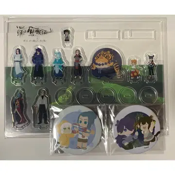 라오헤이 전기 미니미니 아크릴 스탠드 세트+캔뱃지 2종