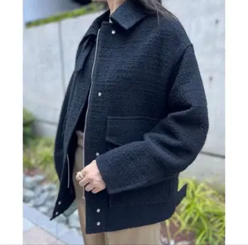 스터닝 루어 / 루프 트위드 블루종