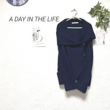 10558 A DAY IN THE LIFE 니트 가디건 아우터