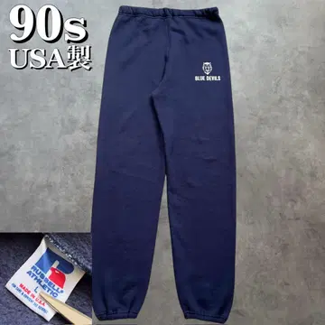90s USA제 RUSSELL 스웨트 팬츠 빈티지 네이비