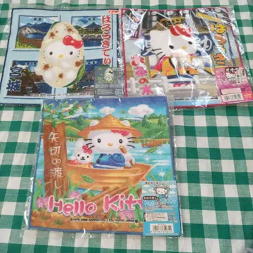 헬로키티 타월 손수건 세트