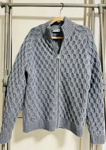 [ 1개 한정 ] 라코스테 남성용 집업 니트 스웨터