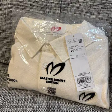 MASTER BUNNY EDITION 피케 셔츠 긴팔 화이트