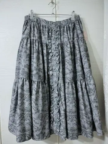 LL NINA'S 아오키 미사코 시마무라 리버서블 스커트 그레이