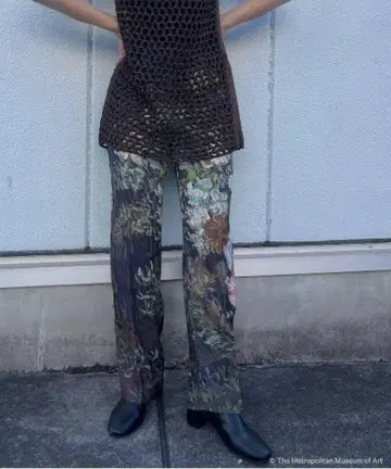 새상품급 아메리 AMERI x 더 멧 플라워 팬츠