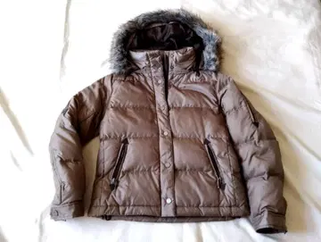 [새상품급] Uniqlo 유니클로 다운 자켓 M 브라운 퍼 2WAY
