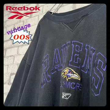 [ 00s ] 리복 NFL 볼티모어 레이븐스 맨투맨 빅 사이즈