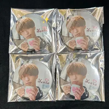 센라 캔뱃지 Brun 캔뱃지 실사 4점 세트