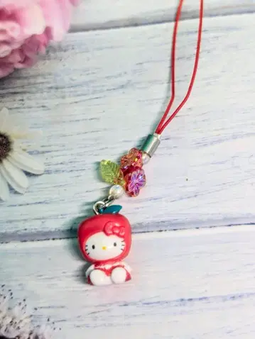 헬로키티 신슈 사과 지역 한정 키티 스트랩 2002년