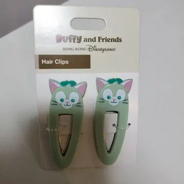 홍콩 디즈니 젤라토니 헤어 클립 2개 세트