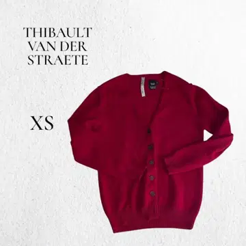 [ THIBAULT VAN DER STRAETE ] 가디건 XS 레드