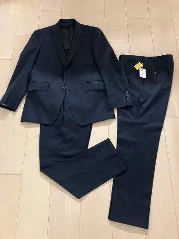 미사용품 [퍼슨즈 포맨] 취업 수트 셋업 네이비 A4