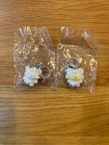 산리오 메지루시 액세서리 후와후와 스노우 포차코 폼폼푸딩