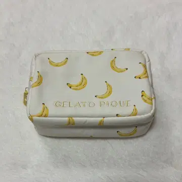 GELATO PIQUE 후르츠 패턴 파우치 바나나