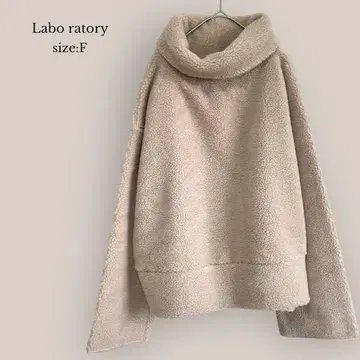 Labo ratory 보아 풀오버 터틀넥 오버 사이즈 루즈핏